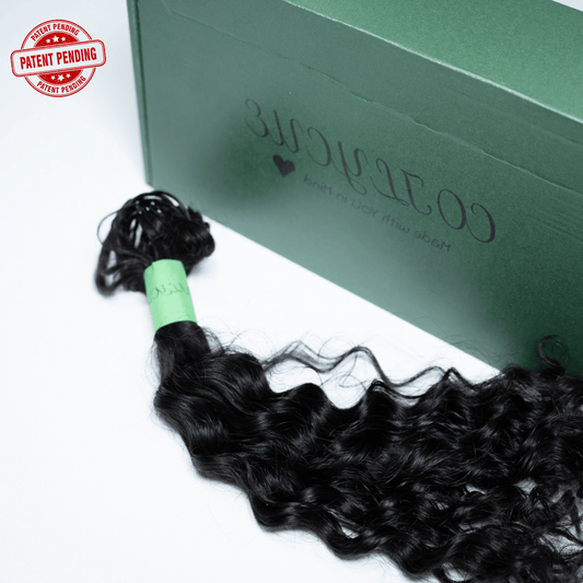 Human Hair Crochet Extensions - 3C Texture - coilycuehair