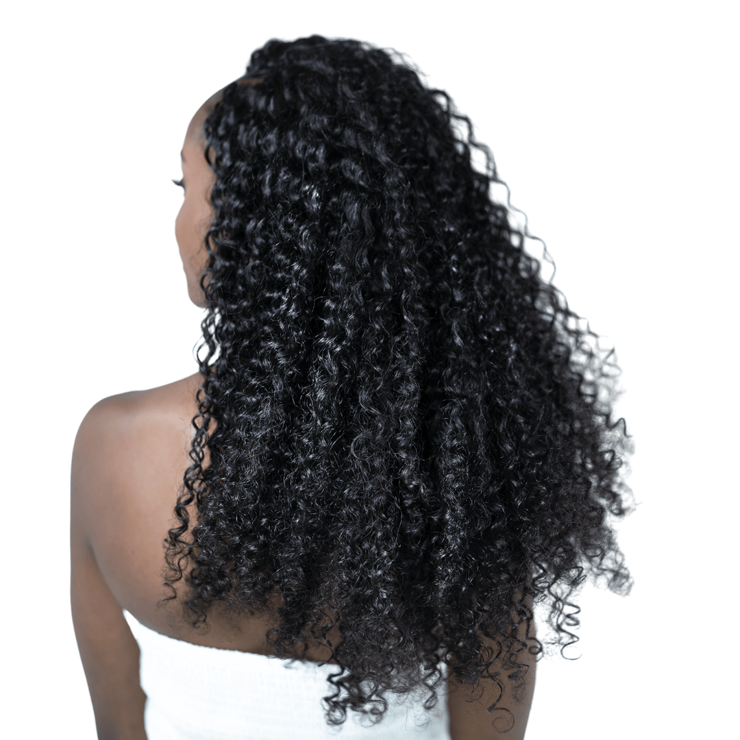 Kinky Curly Human Hair Crochet Extensions - coilycuehair