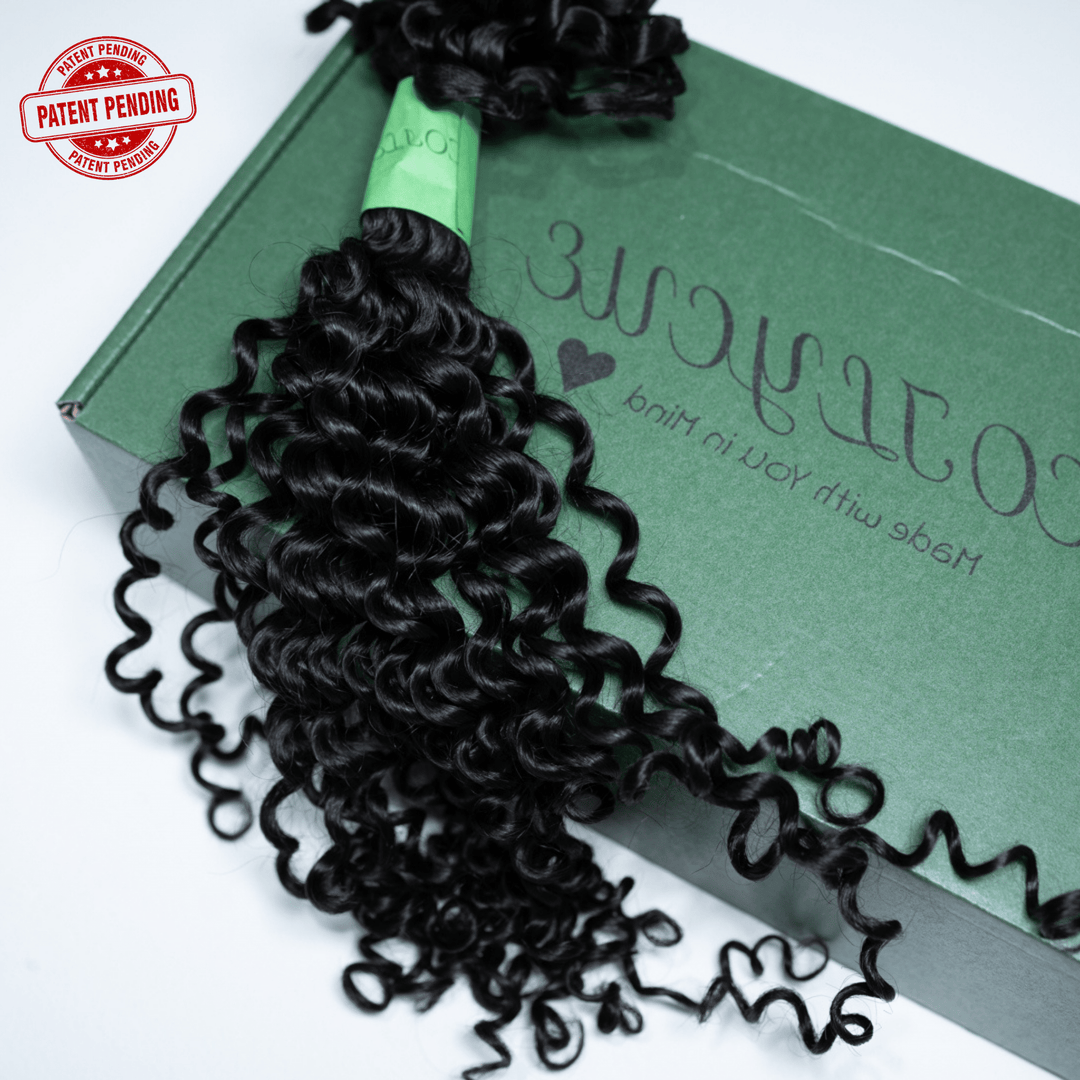 Kinky Curly Human Hair Crochet Extensions - coilycuehair
