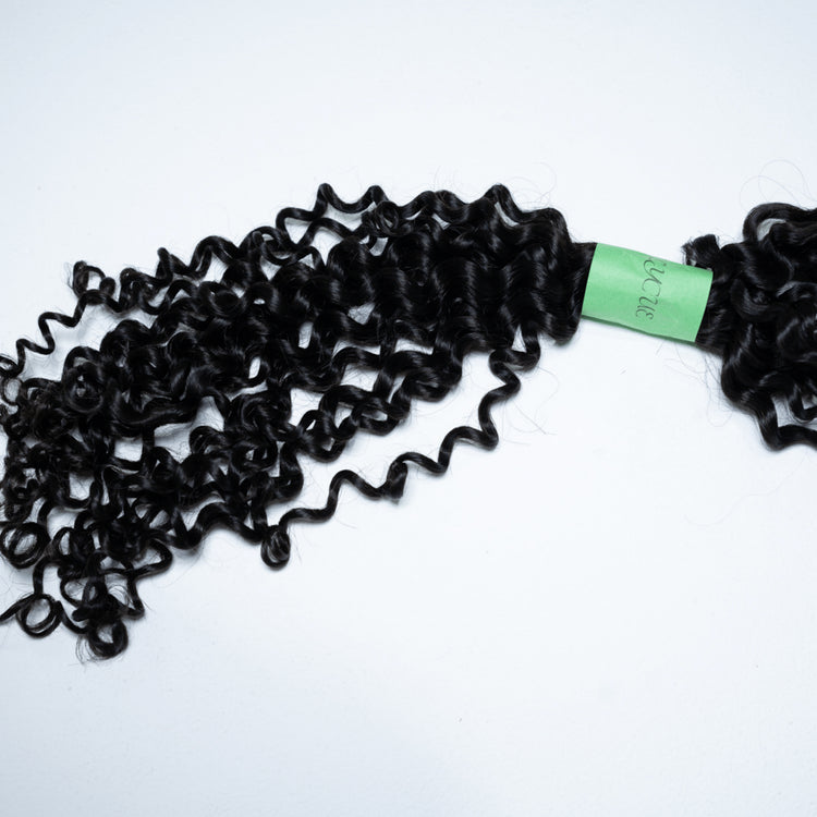 Kinky Curly Human Hair Crochet Extensions - coilycuehair