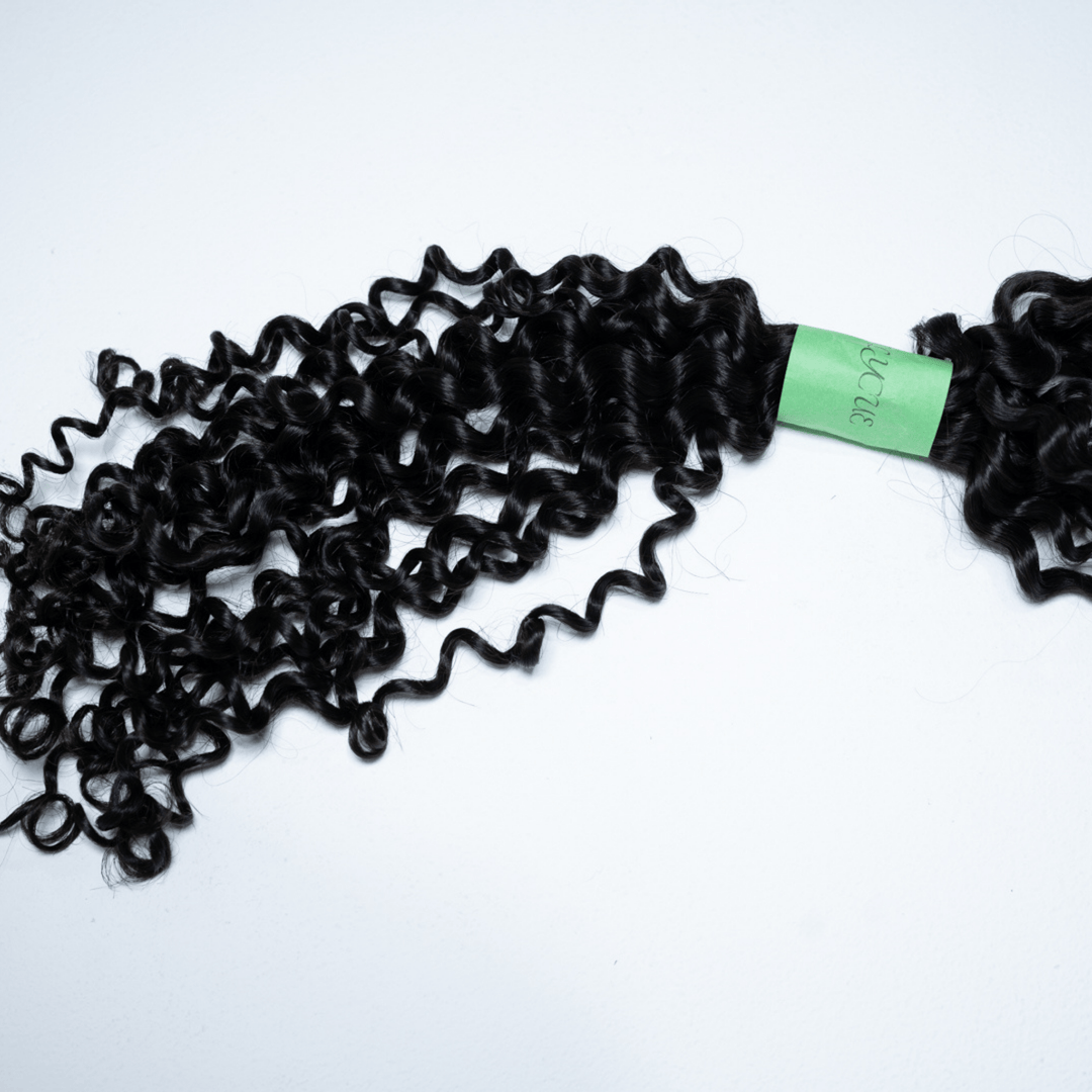 Kinky Curly Human Hair Crochet Extensions - coilycuehair