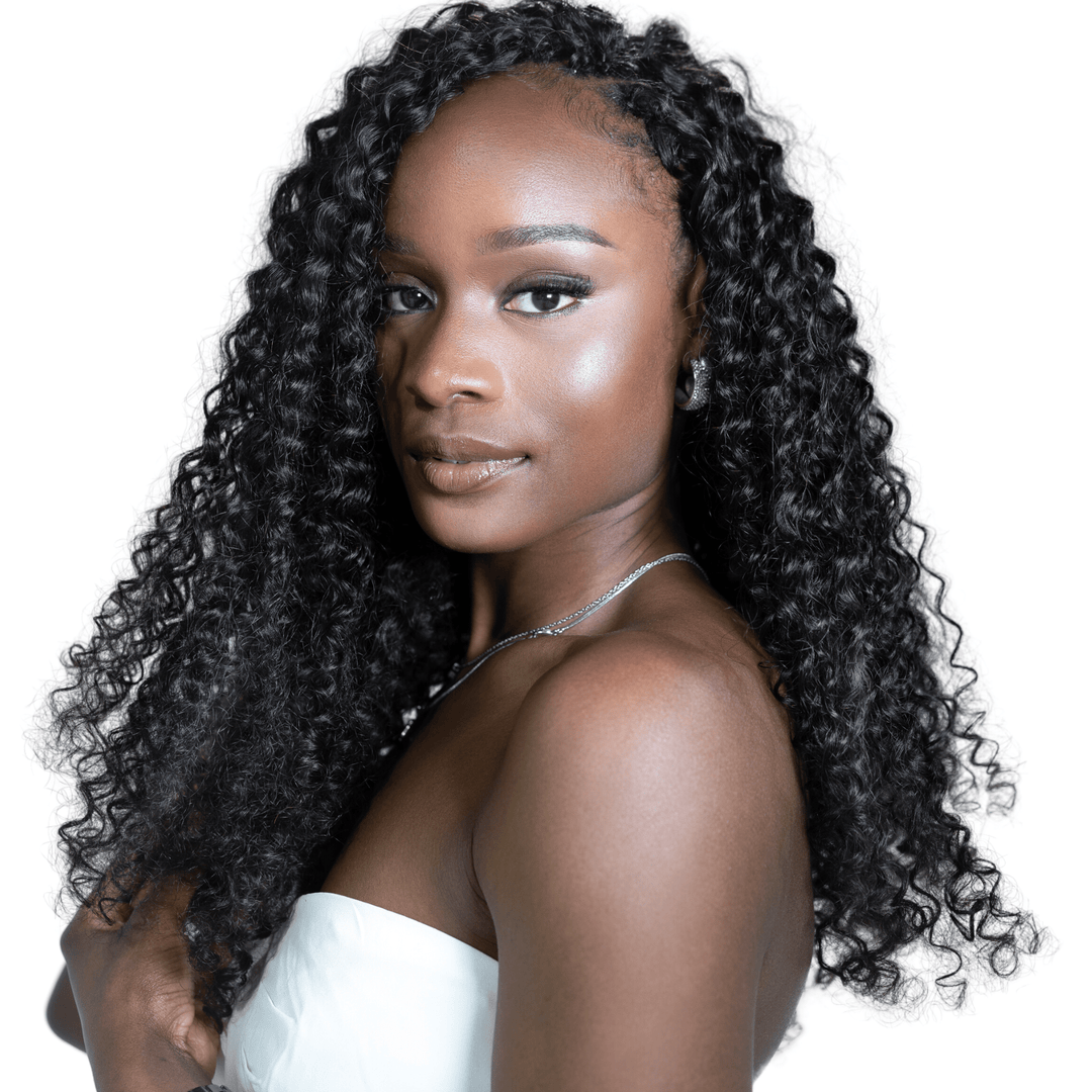 Kinky Curly Human Hair Crochet Extensions - coilycuehair