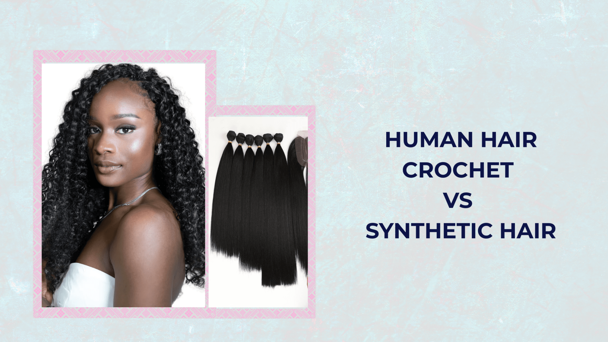 Human Hair Crochet vs Synthetic Hair - coilycuehair
