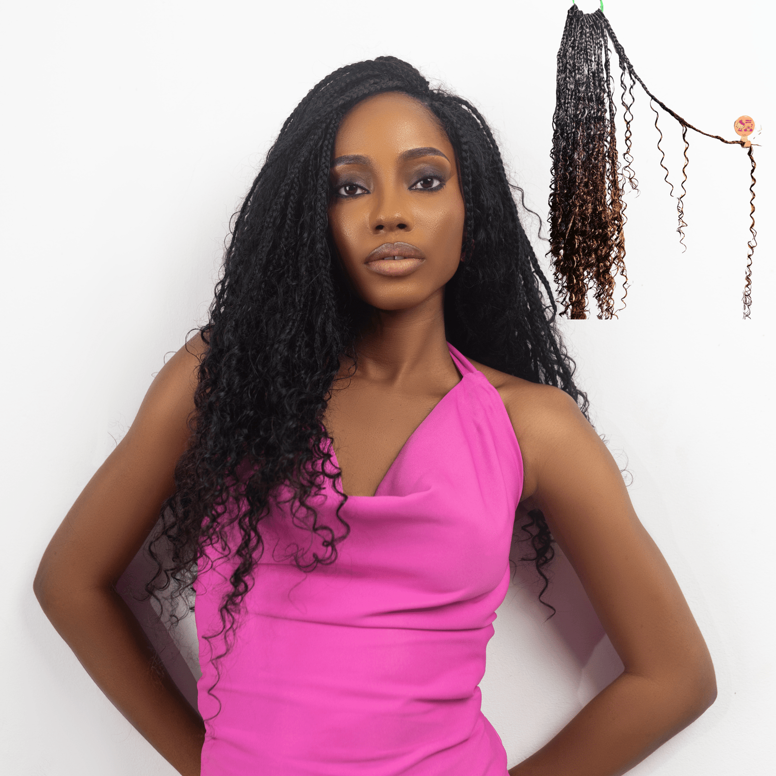 Synthetic vs. Human Hair Boho Braids: What to Know Before You Buy - coilycuehair