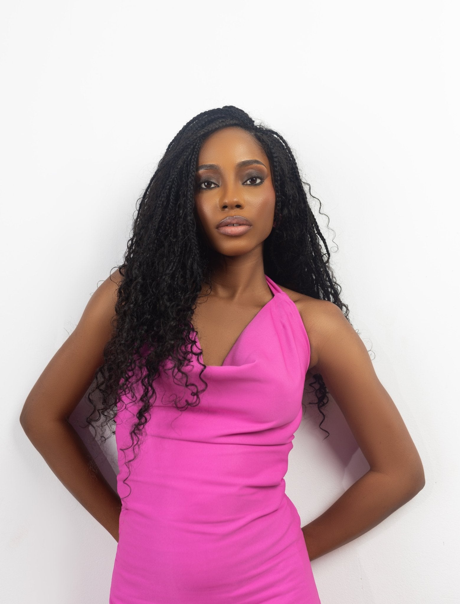100% Human Hair Pre - looped Boho Braids - coilycuehair