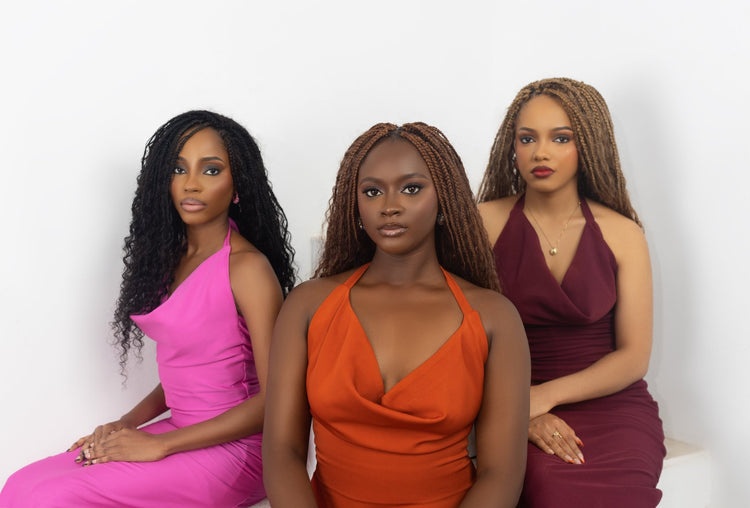 100% Human Hair Pre - looped Boho Braids - coilycuehair