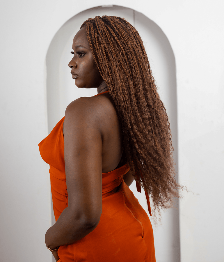 100% Human Hair Pre - looped Boho Braids - coilycuehair