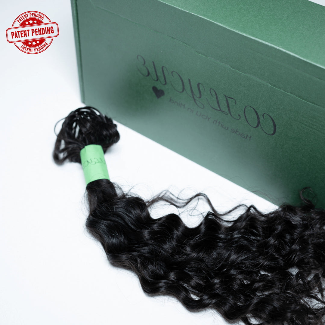 Human Hair Crochet Extensions - 3C Texture - coilycuehair
