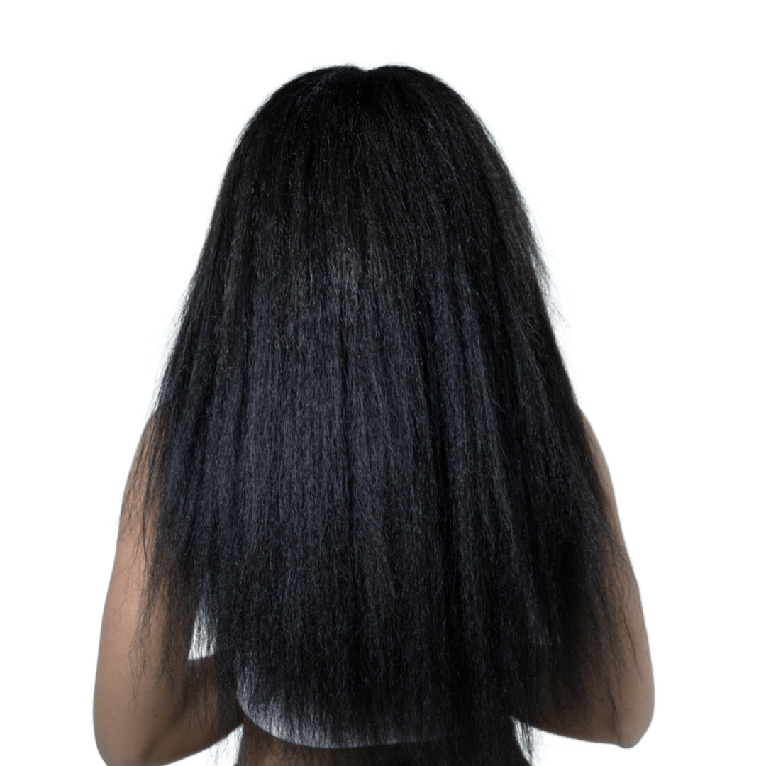 Kinky Straight Human Hair Crochet + Clip In Extensions - coilycuehair