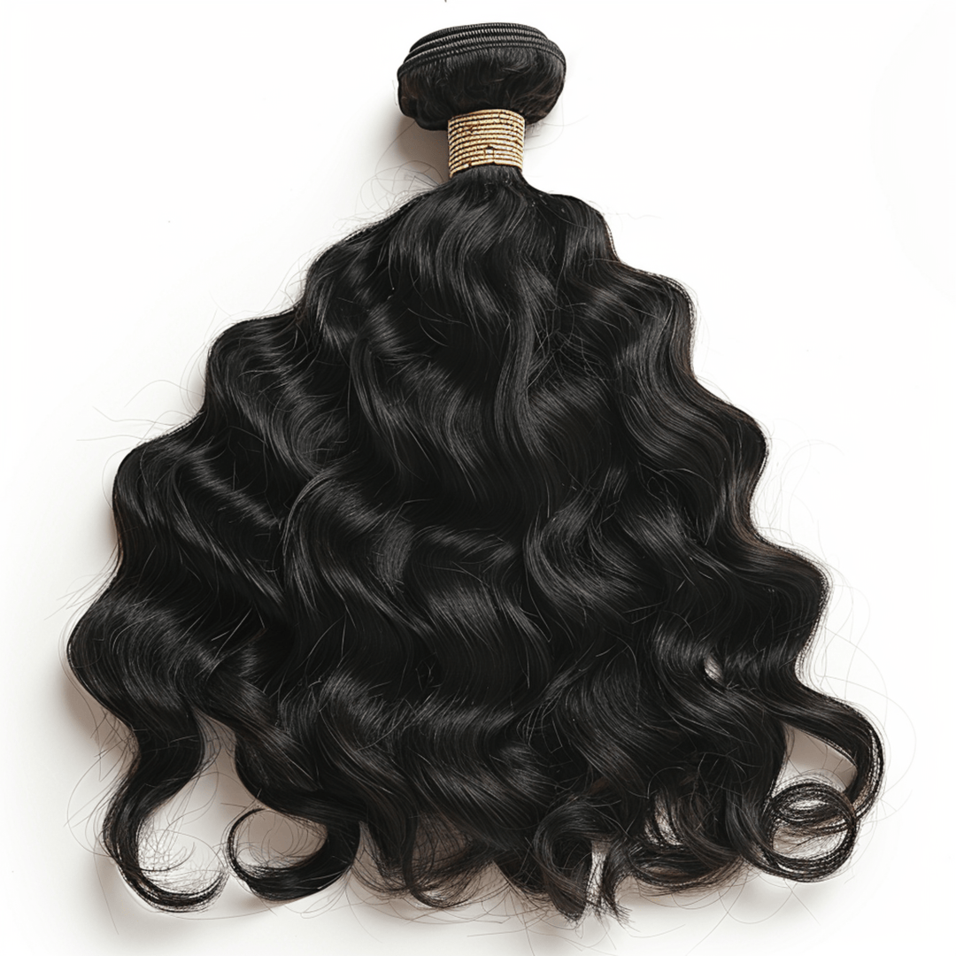 Natural Wave Human Hair Wefted Bundles - coilycuehair