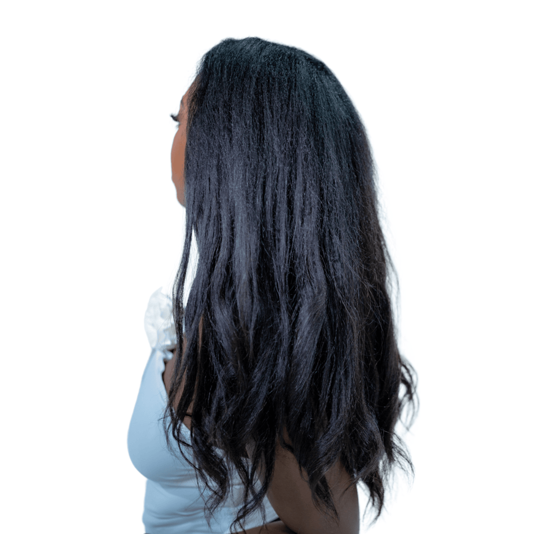 Yaki Straight Human Hair Crochet Extensions - coilycuehair