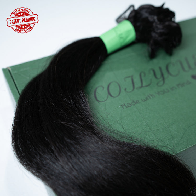 Yaki Straight Human Hair Crochet Extensions - coilycuehair