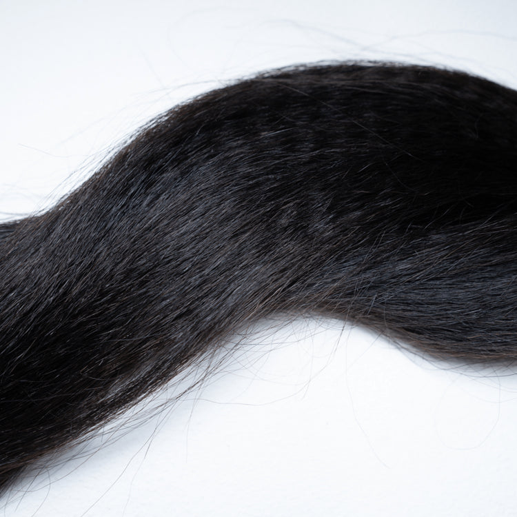Yaki Straight Human Hair Crochet Extensions - coilycuehair