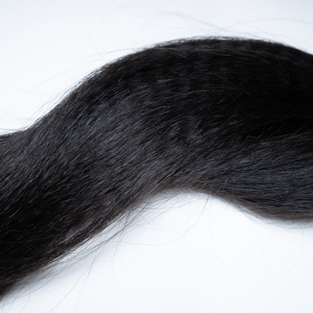 Yaki Straight Human Hair Crochet Extensions - coilycuehair