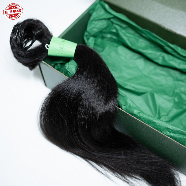 Yaki Straight Human Hair Crochet Extensions - coilycuehair